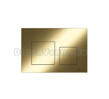 Кнопка смыва Ceramicanova Balance Square CN12-002BG брашированное золото, PVD покрытие