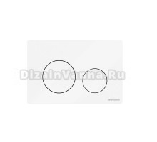 Кнопка смыва Ceramicanova Balance Circle CN12-001W глянцевый белый