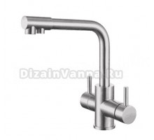 Смеситель для кухни Emar Steel ЕС - 4003H Satin