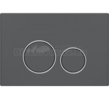 Кнопка смыва Vincea VFP-005GM вороненая сталь