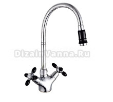 Смеситель для кухни Potato 60-6 P5860-6 хром, черный