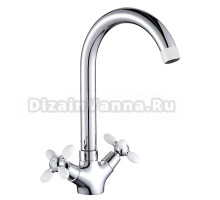 Смеситель для кухни Potato 71-7 P4471-7 хром, белый