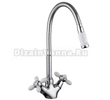 Смеситель для кухни Potato 71-7 P5871-7 хром, белый
