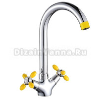 Смеситель для кухни Potato 71-10 P4471-10 хром, желтый