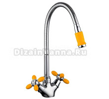 Смеситель для кухни Potato 71-10 P5871-10 хром, желтый