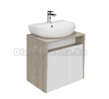 Тумба под раковину без столешницы KERAMA MARAZZI Pro 60 подвесная, глянцевая белая