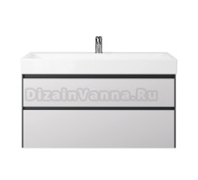 Тумба под раковину без столешницы Creto Amelia 100 white, graphite