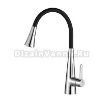 Смеситель для кухни Rose R213 с гибким изливом, хром