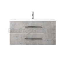 Тумба под раковину без столешницы Creto Ares 100 beton