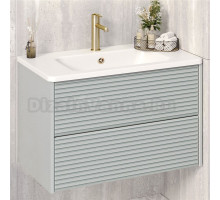 Тумба с раковиной Aqua de Marco Parma 80 подвесная, мята