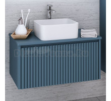 Тумба с раковиной Aqua de Marco Monaco 70 подвесная, аквамарин