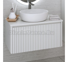 Тумба с раковиной Aqua de Marco Monaco 70 подвесная, белый софт