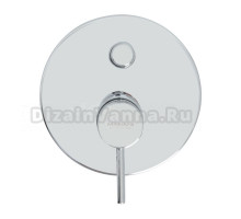 Встраиваемый смеситель для душа и ванны Mariani Next B00173NS С ВНУТРЕННЕЙ ЧАСТЬЮ, хром