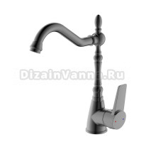 Смеситель для кухни Potato P43155QH графитно-черный