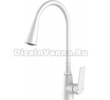 Смеситель для кухни Potato P41167-7 матово-белый
