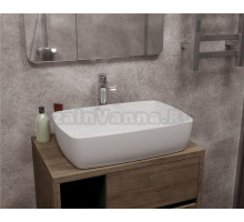 Раковина чаша накладная BAU Spectrum 59х40, белая