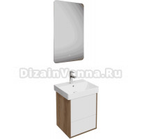 Мебель для ванной комнаты KERAMA MARAZZI Pro 55 с двумя ящиками, швейцарский вяз