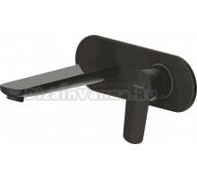 Смеситель для раковины Bravat Rhein P8429564BW-ENG С ВНУТРЕННЕЙ ЧАСТЬЮ черный