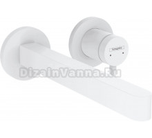 Смеситель для раковины Hansgrohe Finoris 76050700 С ВНУТРЕННЕЙ ЧАСТЬЮ матовый белый