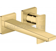 Смеситель для раковины Hansgrohe Metropol 32526990 С ВНУТРЕННЕЙ ЧАСТЬЮ шлифованное золото