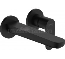 Смеситель для раковины Hansgrohe Rebris S 72528670 С ВНУТРЕННЕЙ ЧАСТЬЮ черный матовый