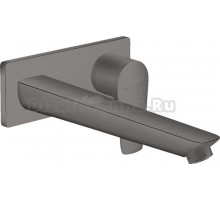 Смеситель для раковины Hansgrohe Talis E 71734340 С ВНУТРЕННЕЙ ЧАСТЬЮ шлифованный черный