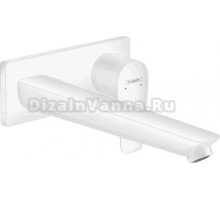 Смеситель для раковины Hansgrohe Talis E 71734700 С ВНУТРЕННЕЙ ЧАСТЬЮ матовый белый