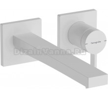 Смеситель для раковины Hansgrohe Tecturis E 73051700 С ВНУТРЕННЕЙ ЧАСТЬЮ матовый белый