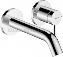 Смеситель для раковины Hansgrohe Tecturis S 73350000 С ВНУТРЕННЕЙ ЧАСТЬЮ хром