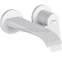 Смеситель для раковины Hansgrohe Vivenis 75050700 С ВНУТРЕННЕЙ ЧАСТЬЮ матовый белый