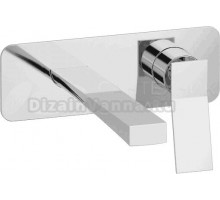 Смеситель для раковины IB Rubinetterie Wave EWA206CC С ВНУТРЕННЕЙ ЧАСТЬЮ chrome