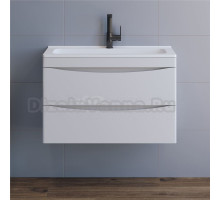 Тумба с раковиной Creto Oro 70 подвесная, white