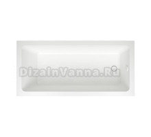 Акриловая ванна 165х80 Wellsee FreeDom 231102002 в наборе 2 в 1: ванна акриловая 165 х 80 см в цвете белый глянец, сифон глянцевый белый