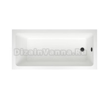 Акриловая ванна 180х85 Wellsee FreeDom 231103003 в наборе 2 в 1: ванна акриловая 180 х 85 см в цвете белый глянец, сифон матовый черный