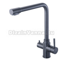 Смеситель для кухни Fashun A54309-17 графит