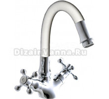 Смеситель для кухни Fashun A4419-B7266 хром, белый