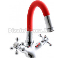 Смеситель для кухни Fashun A4419-B7268 хром, красный