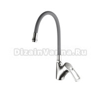 Смеситель для кухни Fashun A4466+A7257 хром, серый