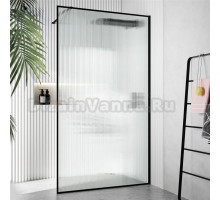 Душевая перегородка Ceruttispa Strip T120 90 см, профиль черный