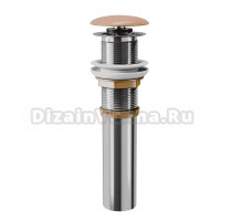 Донный клапан для раковины D&K DC9004 розовый матовый