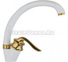 Смеситель для кухни Potato P59219-7 белый, золото