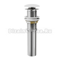 Донный клапан для раковины D&K DC9008 белый матовый
