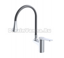 Смеситель для кухни Potato P58272B хром, серый