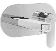 Смеситель для раковины VitrA Root Round A42721EXP С ВНУТРЕННЕЙ ЧАСТЬЮ хром