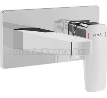 Смеситель для раковины VitrA Root Square A42738EXP С ВНУТРЕННЕЙ ЧАСТЬЮ хром