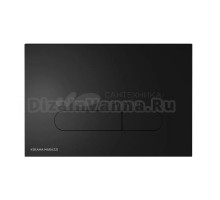 Кнопка смыва KERAMA MARAZZI PRO, FP.PRO.BLK.M матовая черная