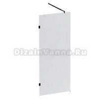 Душевая перегородка AM.PM X-Joy W94UWI-80-F1-BTE 80х195, профиль черный, стекло прозрачное
