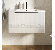 Тумба с раковиной Creto Luna 60 ручка хром, ivory