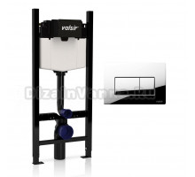 Система инсталляции для унитазов Valsir Winner S KIT P1 CR VS0853202 с кнопкой смыва хром