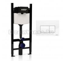 Система инсталляции для унитазов Valsir Winner S KIT P1 WG VS0853202 с кнопкой смыва белой глянцевой